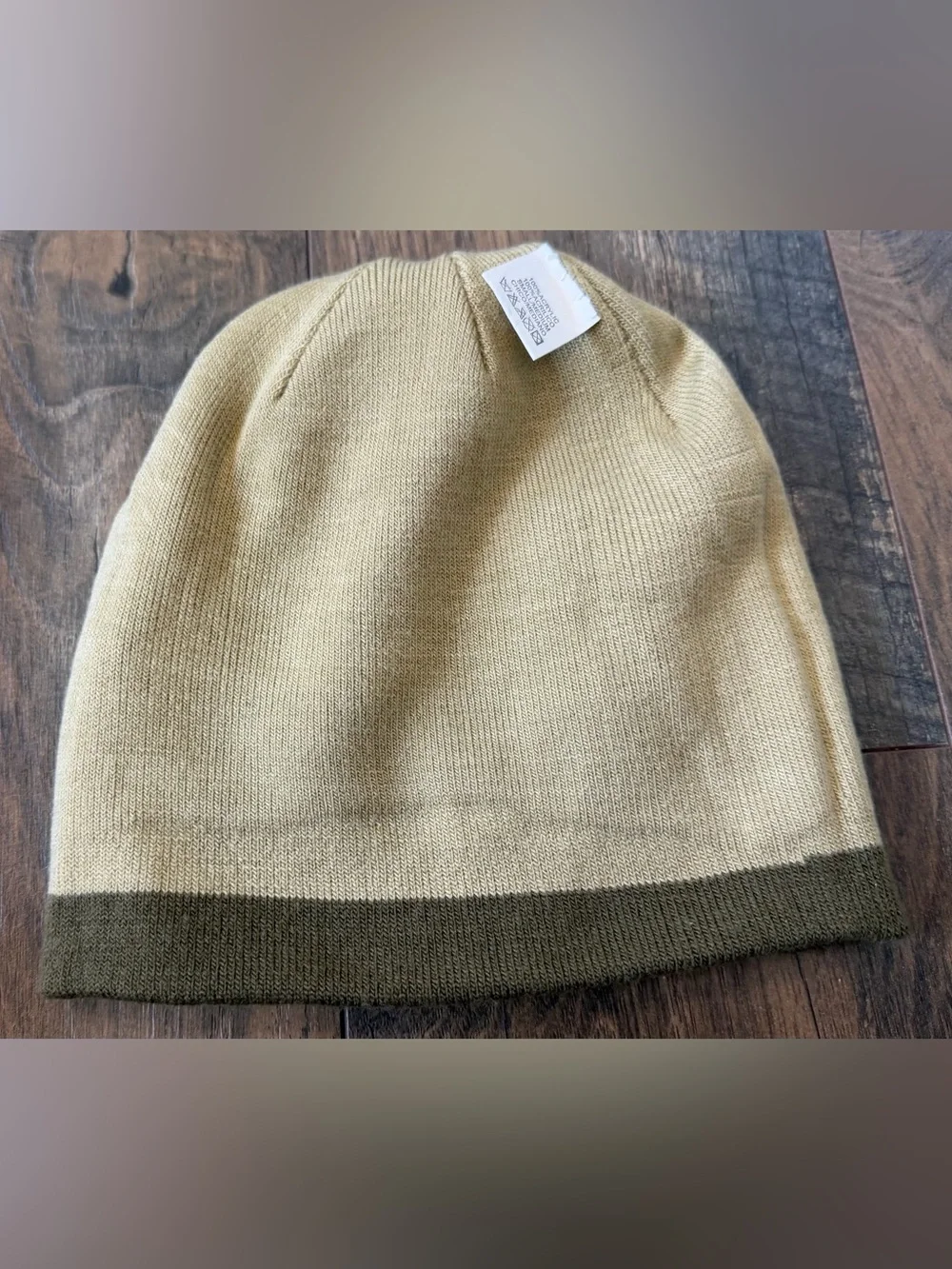 Woolrich Beanie Youth Boys OSFM Winter Hat, Green, Reversible